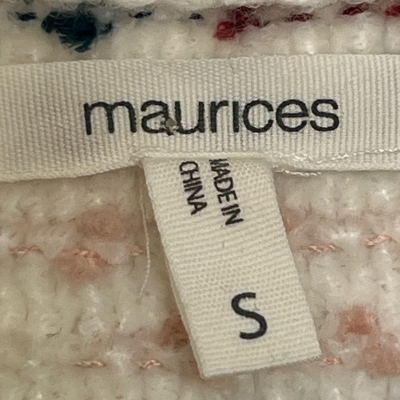 Maurices NWT Multicolor Striped Cardigan Sweater - Picture 5 of 6